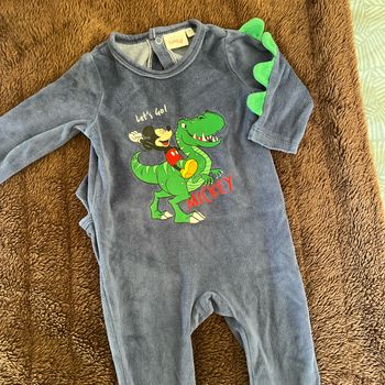 Pyjama velours 3 mois