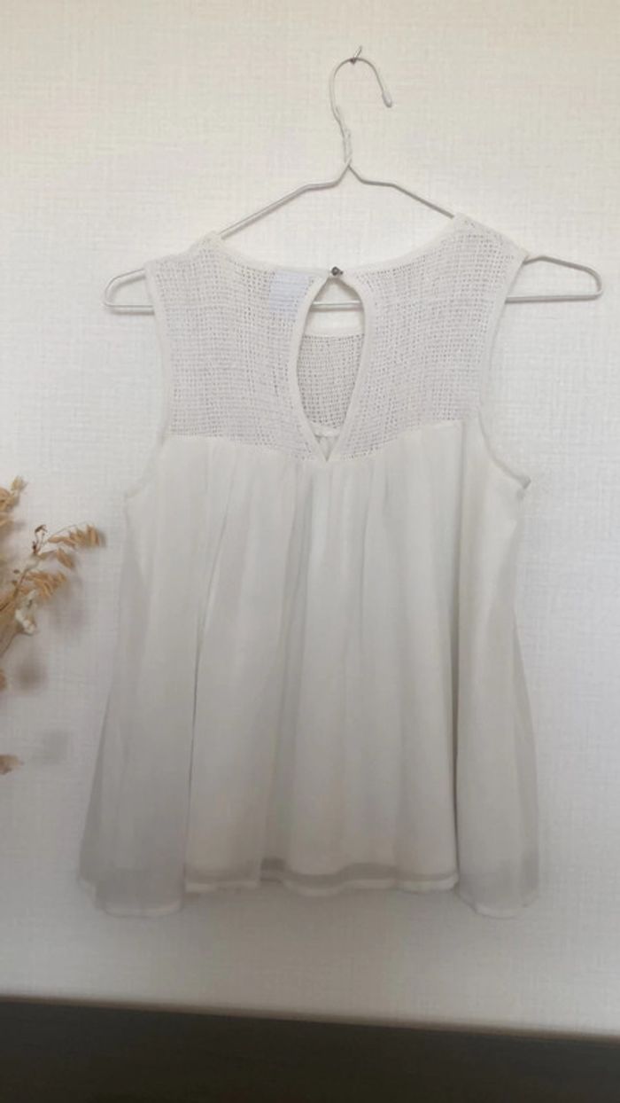 Débardeur blanc Vero Moda XS - photo numéro 2