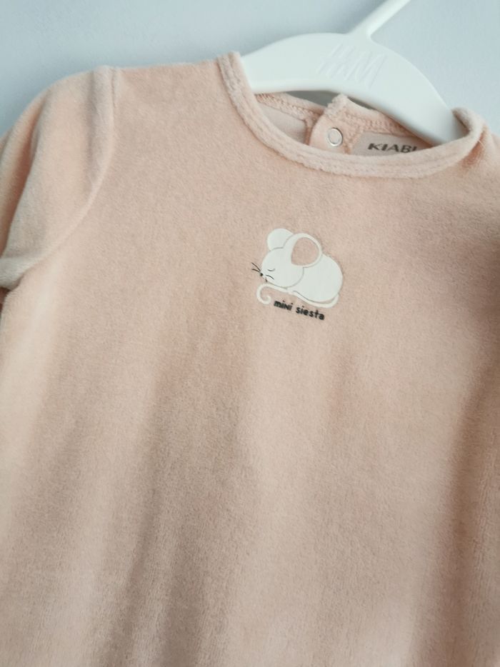 Pyjama Kiabi 3 Mois + 2 cotons réutilisables en velours - photo numéro 3