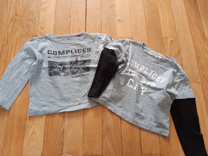 Lot 2 T-shirts Complices (2/3A)