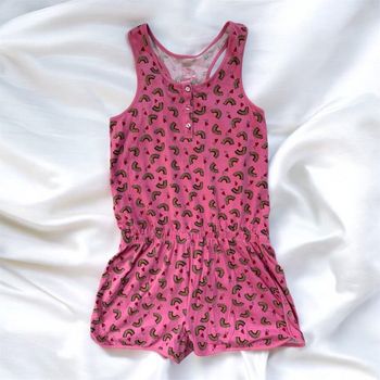 Combinaison short motif arc-en-ciel