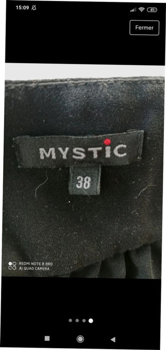 Blouse chemise noire 38/40 - photo numéro 4