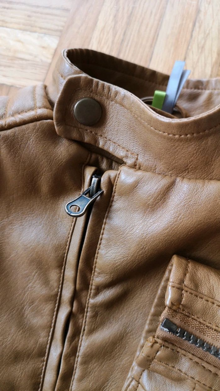 Veste camel style motard 2 ans - photo numéro 3