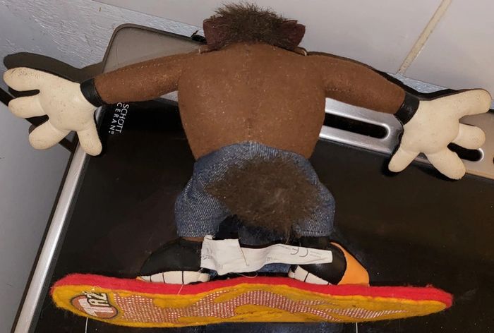 Peluche dessin animé Cartoon Warner Bros vintage de dessin animé Cartoon Warner Bros TAZ Surf - photo numéro 2