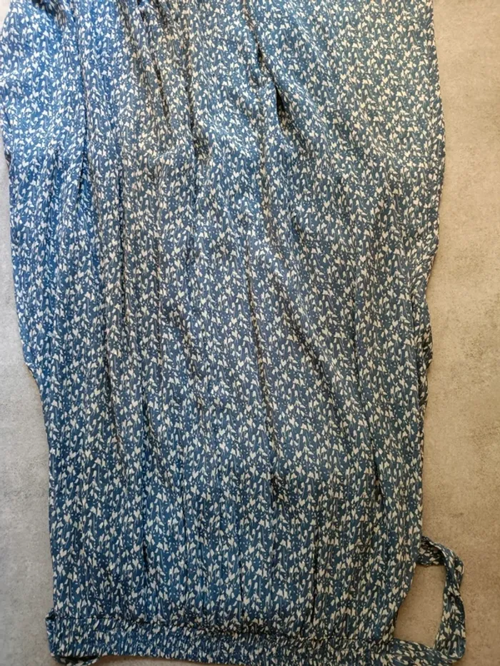 Jupe longue Ycoo T.M bleue à motifs argentés polyester - photo numéro 4