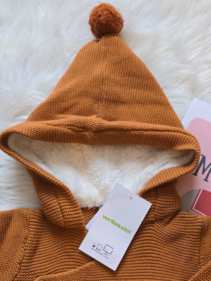 NEUF (non porté) 🏷😍🤩🤎superbe gilet 9 mois garçon 🤎🤩😍 - photo numéro 2