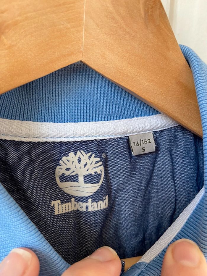 Polo Timberland neuf bleu taille 14 ans - photo numéro 3