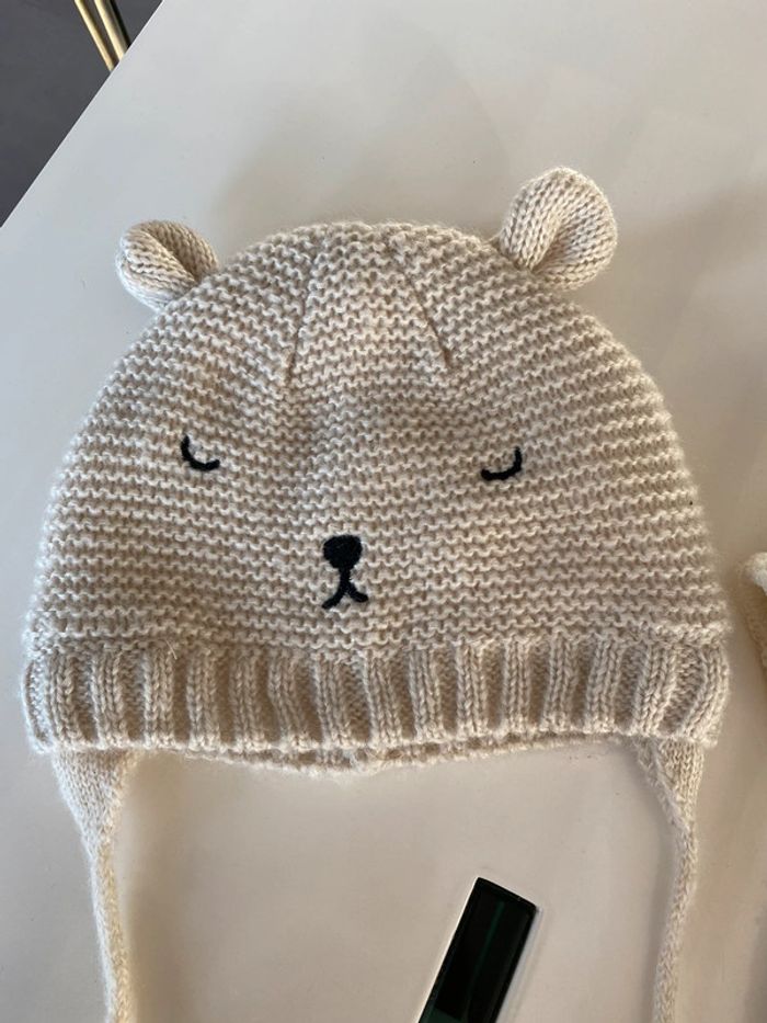 Lot de 2 bonnets en laine doublés polaire - photo numéro 4