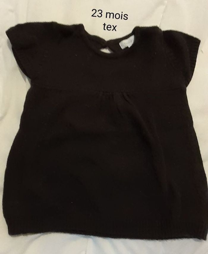 Pull sans manche fille