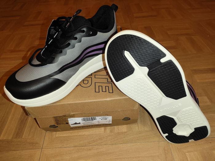 FitVille StepEase V1 Femme Chaussures de Gym violettes et grises taille 40 - photo numéro 2