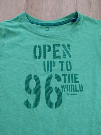 T-shirt Okaïdi 5 ans 96 Open UP to the world