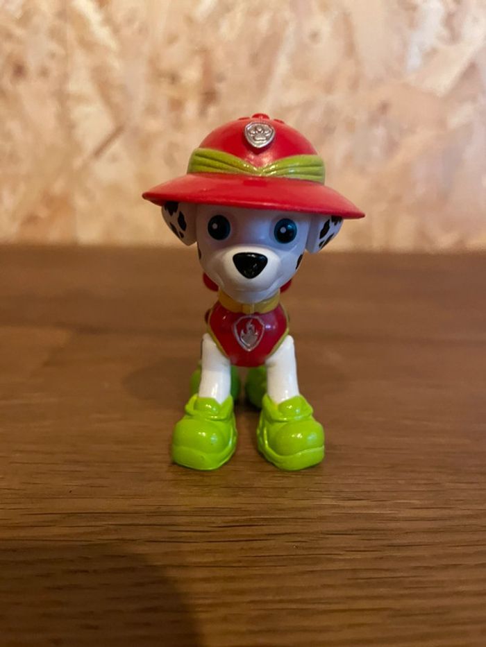 Figurine Marcus avec son véhicule Mission Jungle de la Pat Patrouille - photo numéro 3