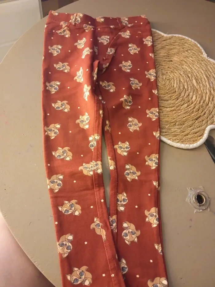 Legging épais écureuils 7 ans