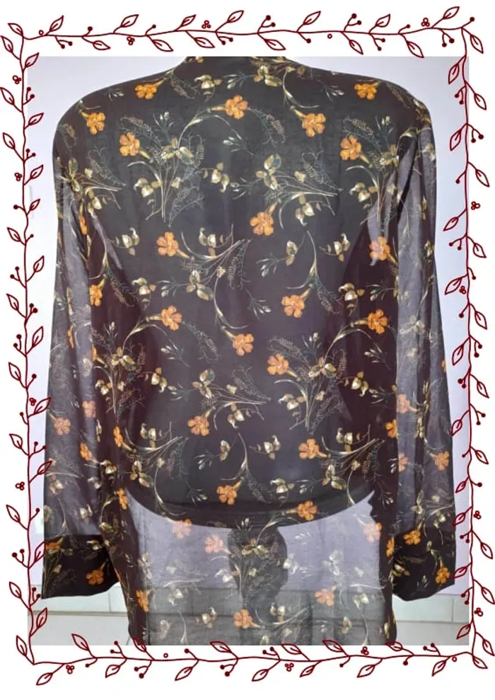 Blouse voile " MNG Mango" - photo numéro 3