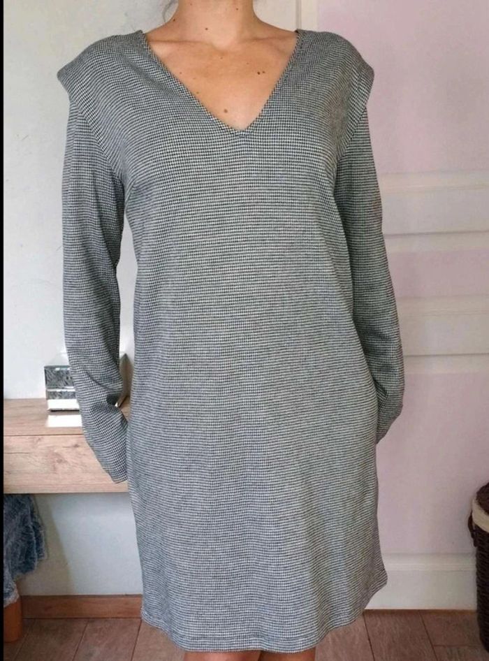 Robe  Pied de  poule  -  Kiabi - 42/44  =  XL  -  Comme Neuve