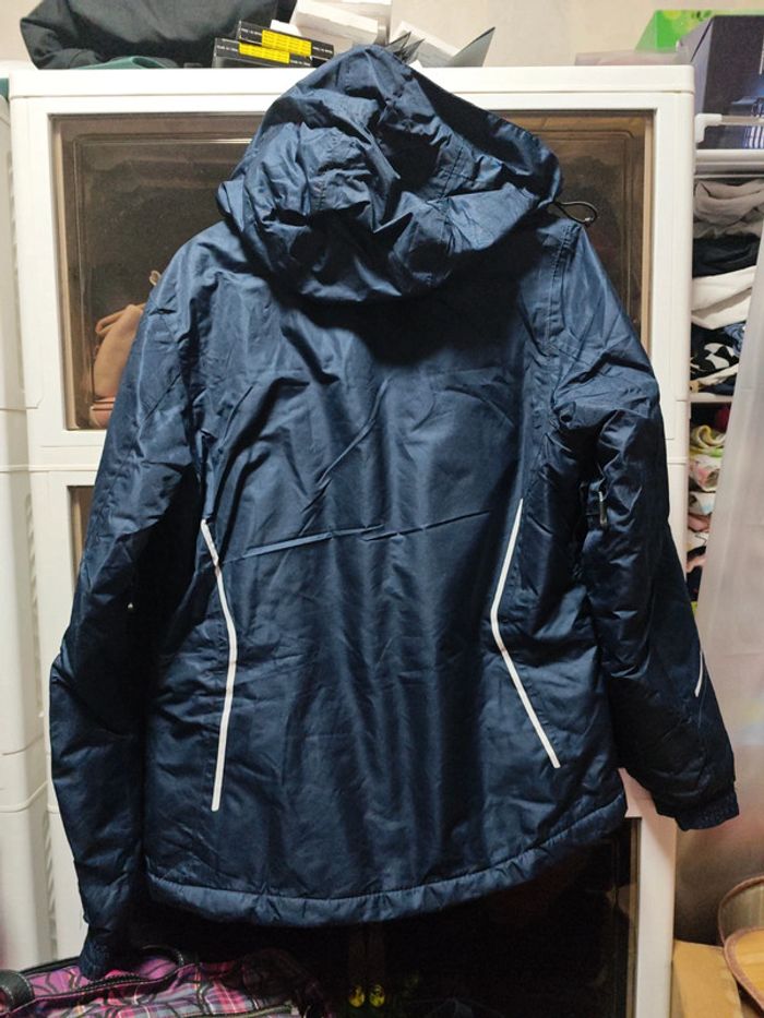 Manteau marine femme imperméable - photo numéro 2