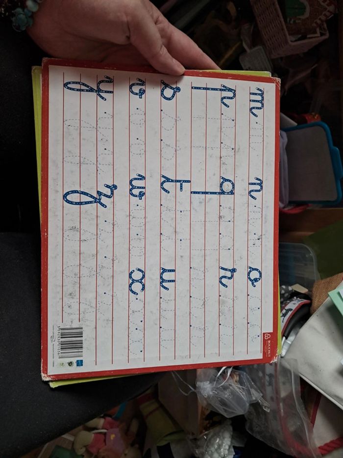Lot de 2 ardoises apprentissage ecriture - photo numéro 4