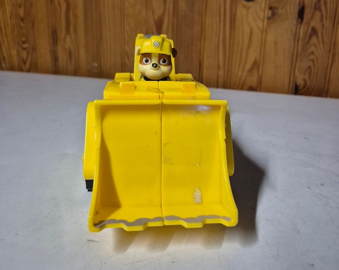 Véhicule de chantier transformable avec figurine ruben pat patrouille - photo numéro 3