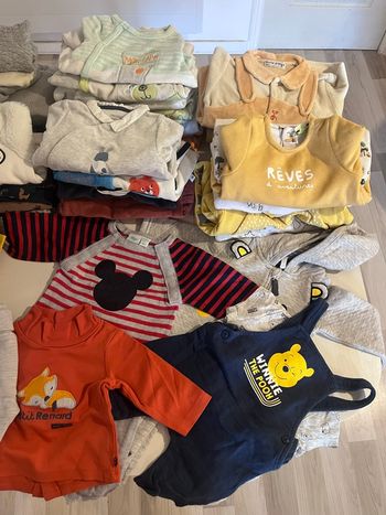 Lot de 70 vêtements bébé garçon – taille 3 mois 👶💙