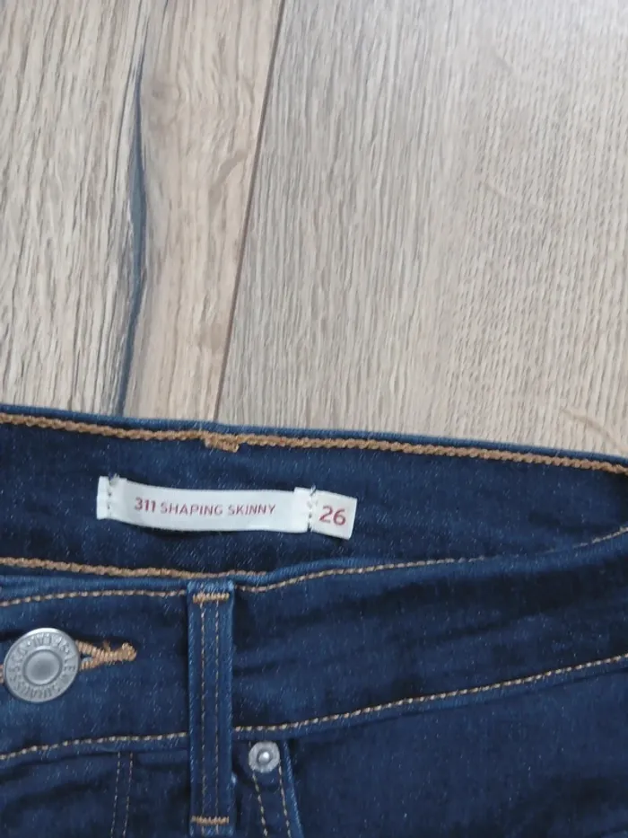 Jean levis 311 skinny 26x30 FR36 bleu brut marine - photo numéro 5