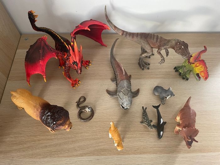Lot 3: lot de figurines animaux Schleich, Papo et autres - photo numéro 5