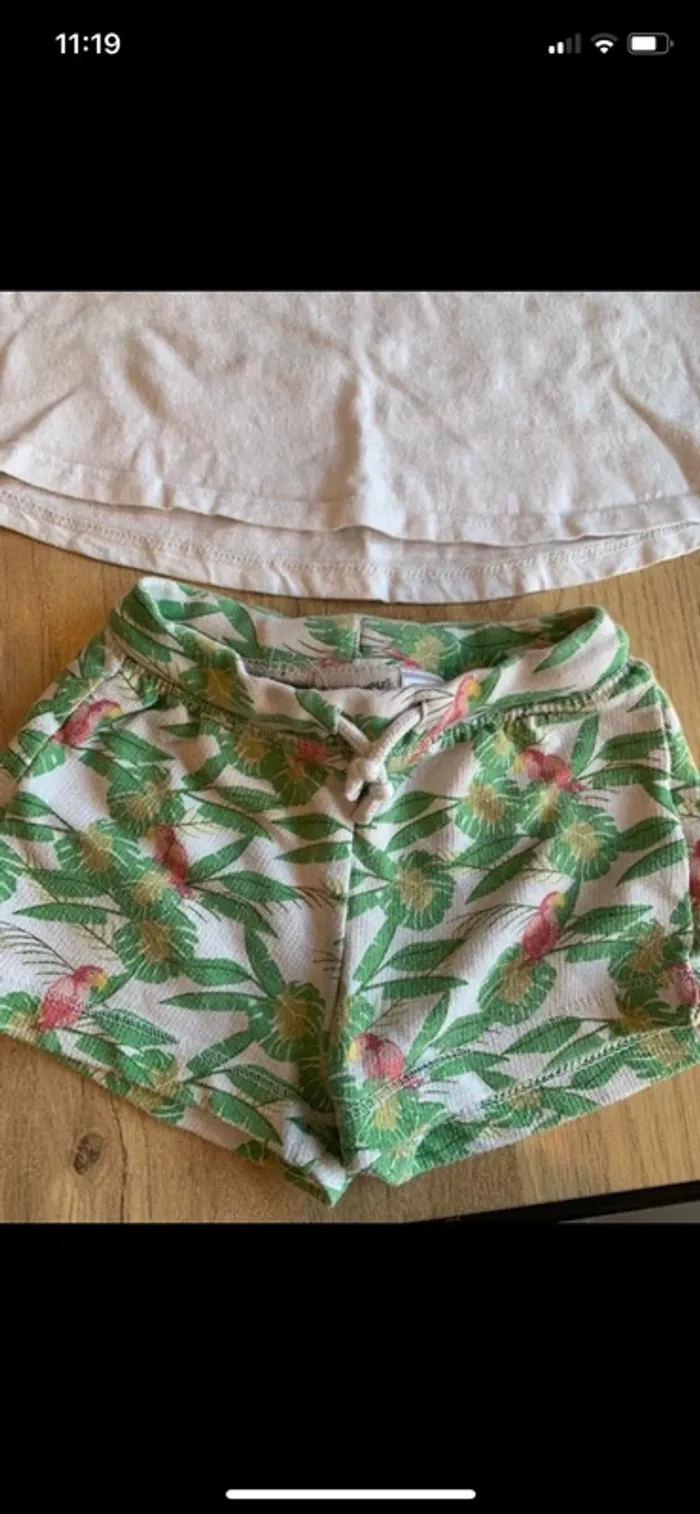 Ensemble tropical Zara taille 12/18 mois - photo numéro 2