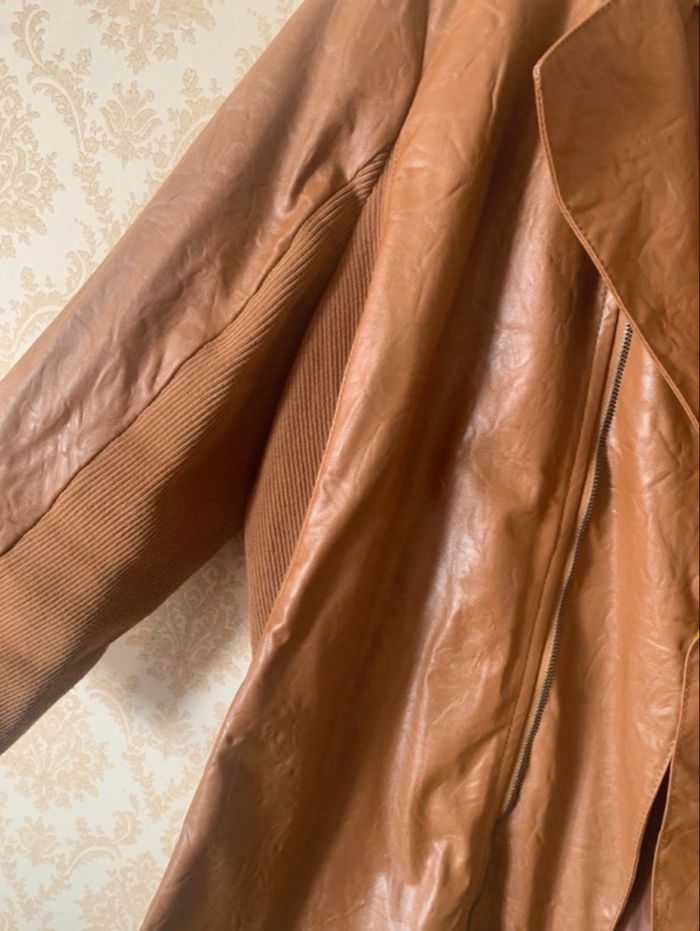 Veste simili cuir vintage - photo numéro 5