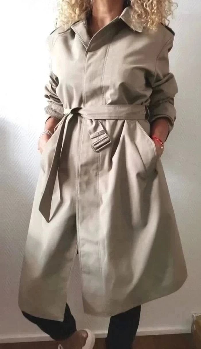 Trench coat vintage _ Made in France 🇫🇷 rentreevinted - photo numéro 3