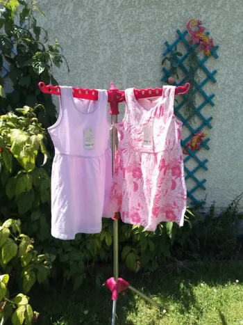 lot de 2 robes Lupilu taille 4-6 ans neuves  100% coton