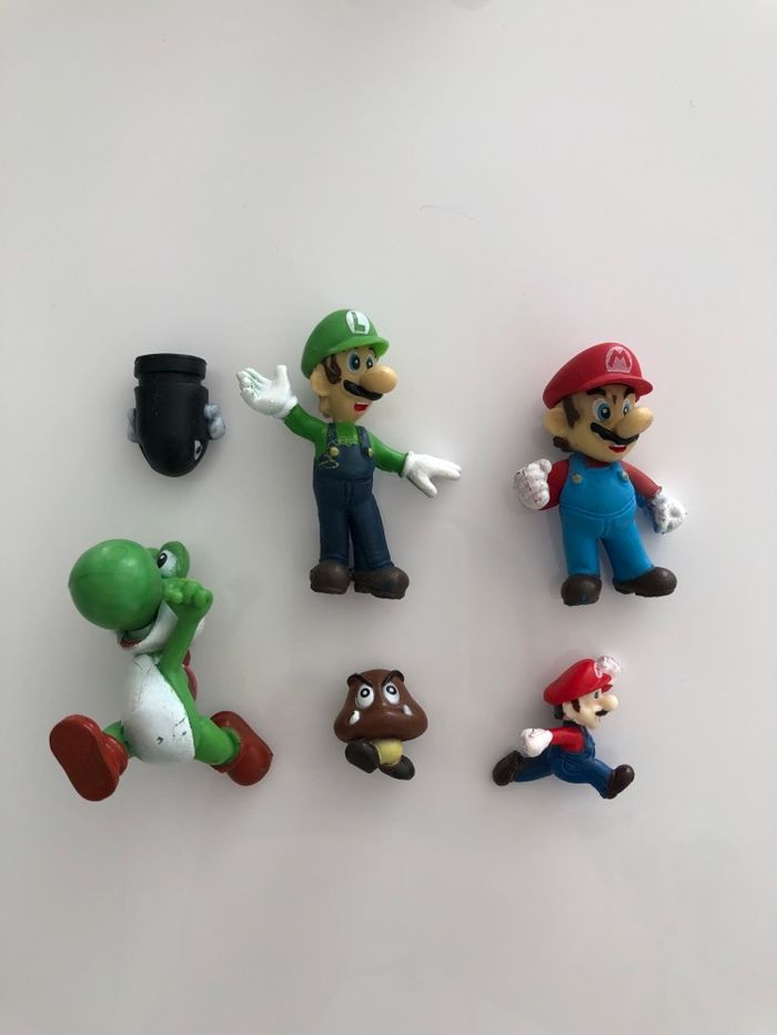 Lot figurine mario bros luigi Nintendo yoshi carapace à friction tomba bombe jeux vidéo Noël calendrier - photo numéro 3