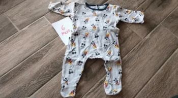 Pyjama grenouillère coton Mickey Disney 🤟
