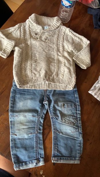 Pull laine jeans