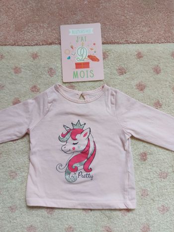 Tee-shirt ml 9 mois
