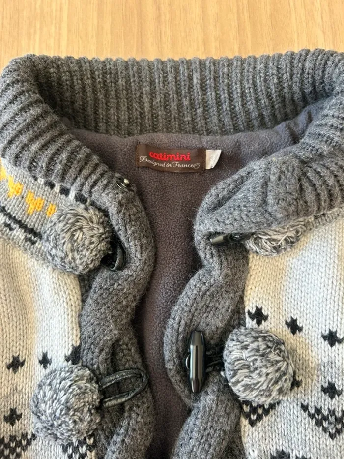 Magnifique gilet épais catimini taille 3 ans - photo numéro 3