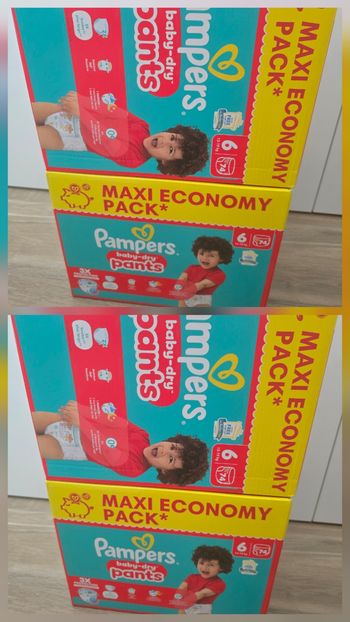 4 Maxi Pack Couches Pants Pampers Taille 6