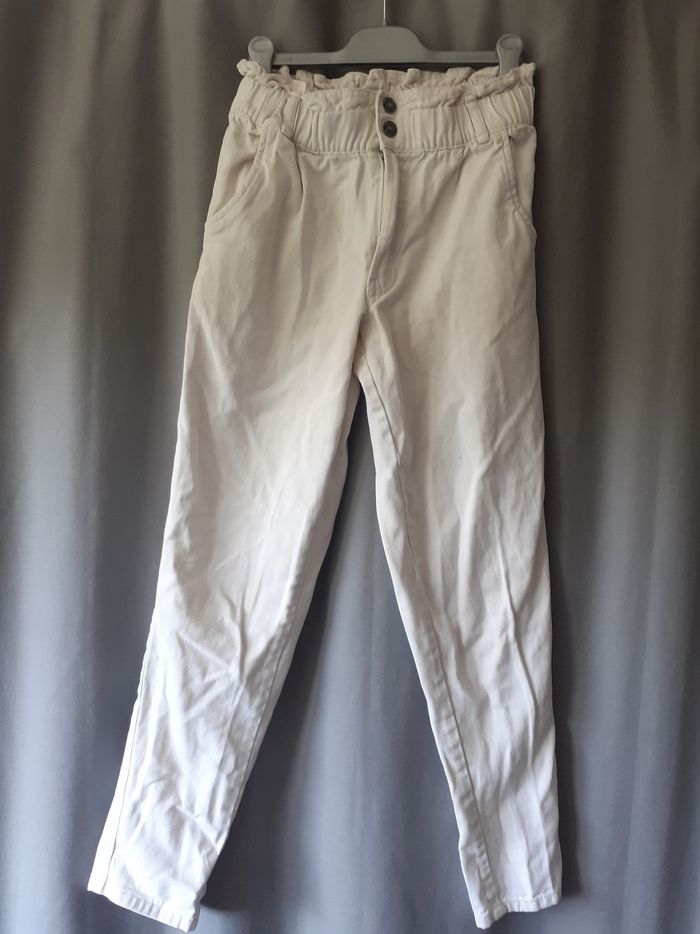 Pantalon blanc en jean