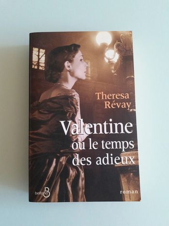 Valentine ou le temps des adieux éditions Belfona
