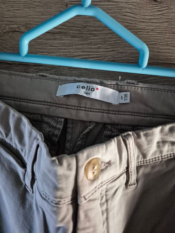 Pantalon Chino Slim Celio 38 - photo numéro 3