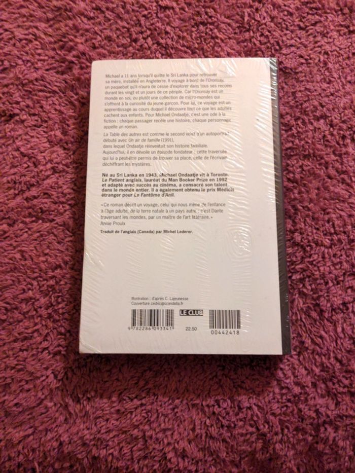 La table des autres de Michael Ontaadje - photo numéro 2