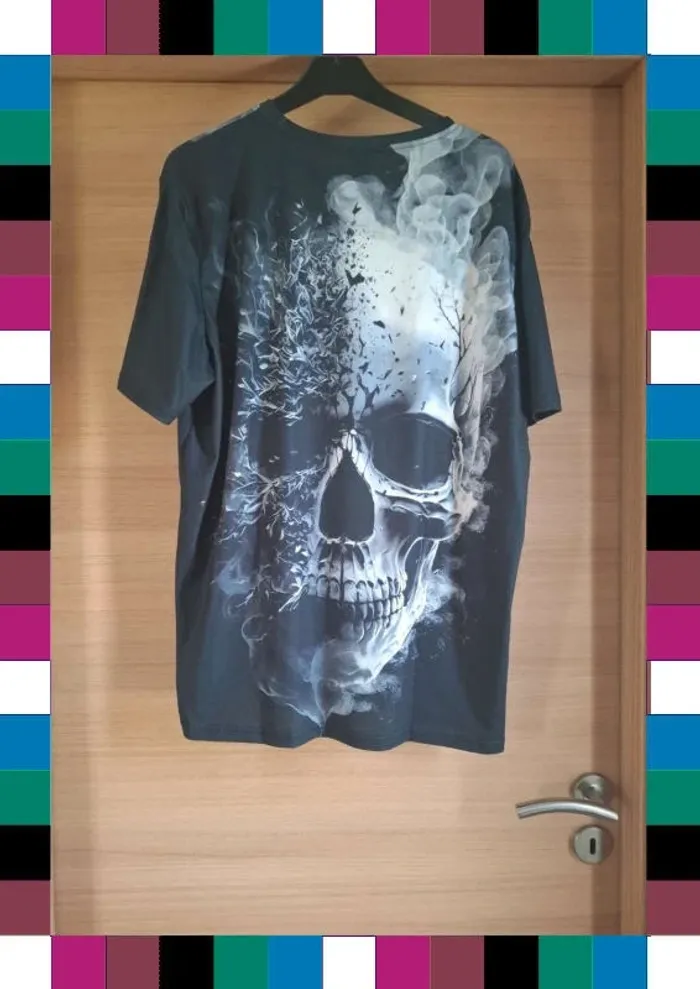 Tee tête de mort XXL - photo numéro 4