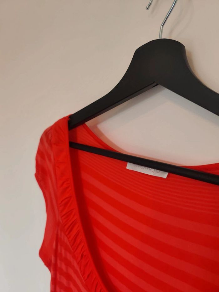 Robe Promod
orange fluide à volants - photo numéro 2