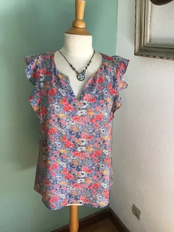 Blouse multicolore