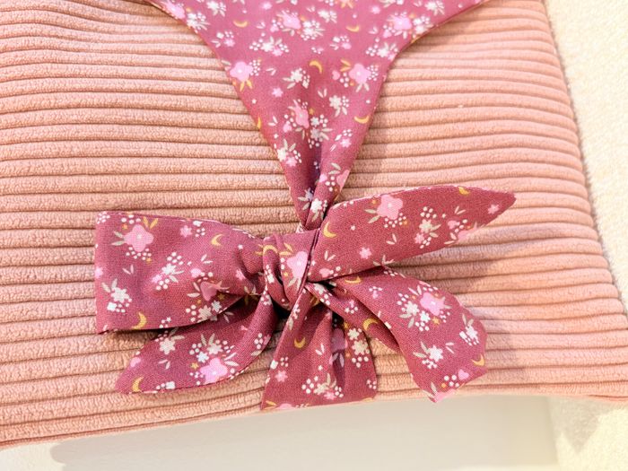 Pochette à livre Rose pâle à Fleurs - photo numéro 2