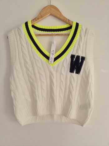 Pull sans manches en laines