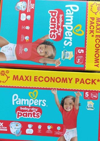 172 couches Pampers Pants taille 5