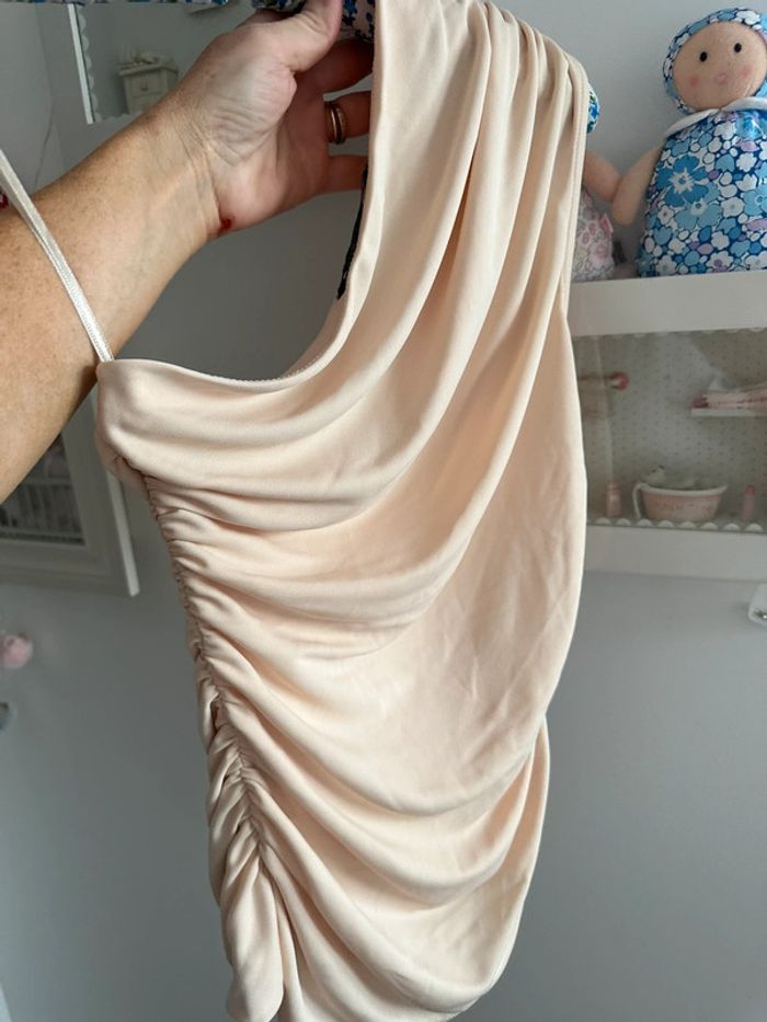 Top fronce beige - photo numéro 5