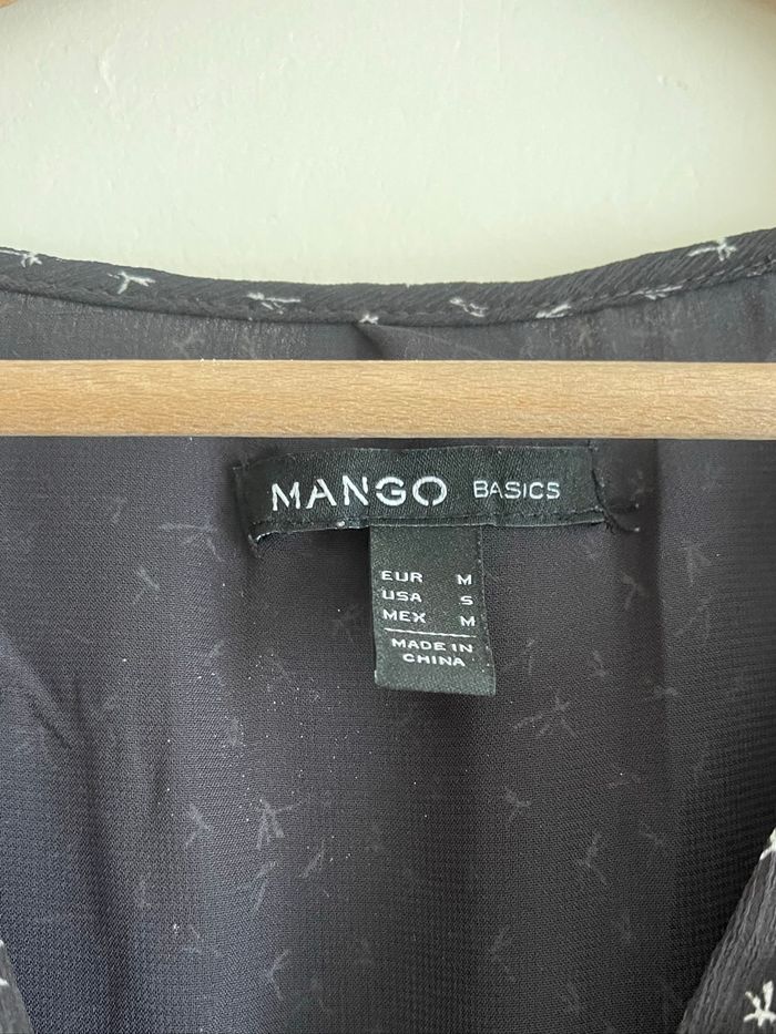 Robe noir manche longue Mango - photo numéro 4