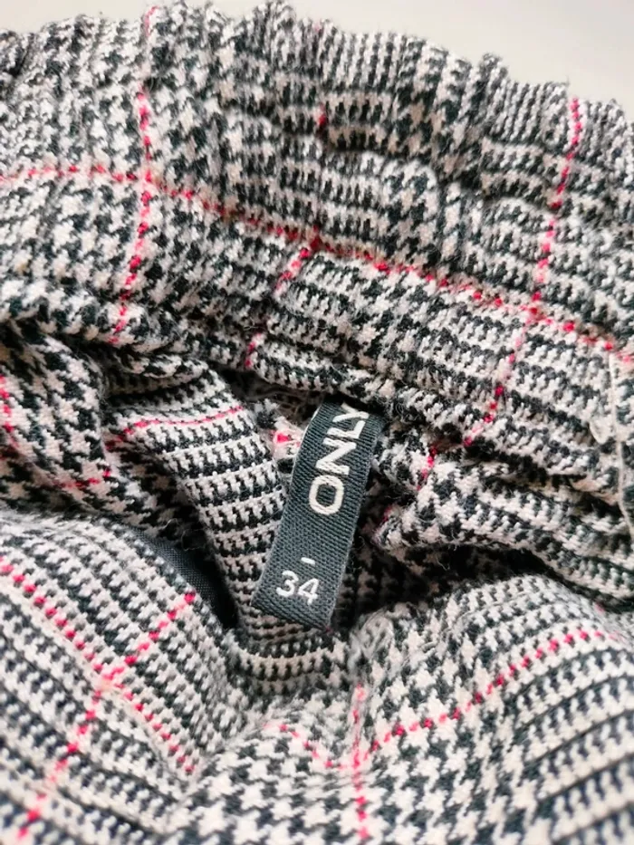 Pantalon à carreaux Only XS - photo numéro 3