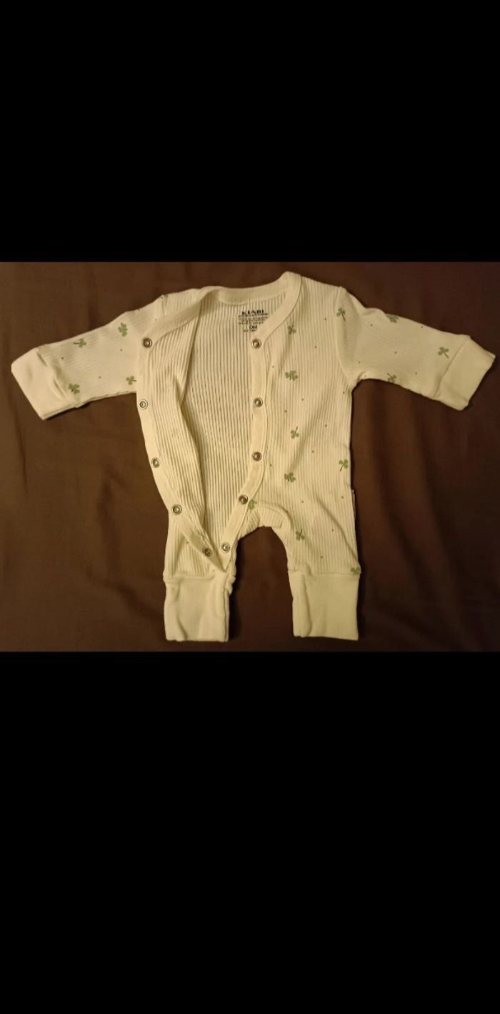 Pyjama dors-bien côtelé pour bébé fille ou garçon - photo numéro 2