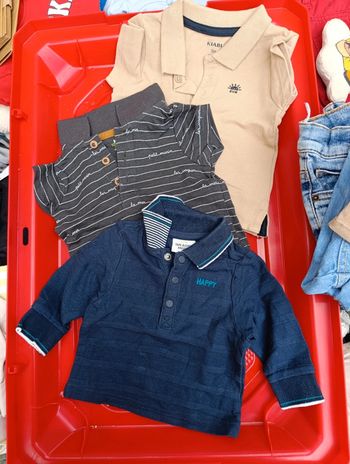 Lot polo kiabi et tape a l'oeil